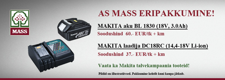 Makita aku+laadija